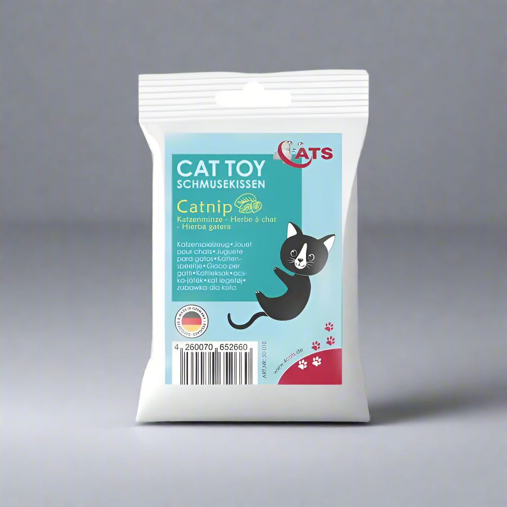 Zufälliges Katzen Schmusekissen mit Katzenminze